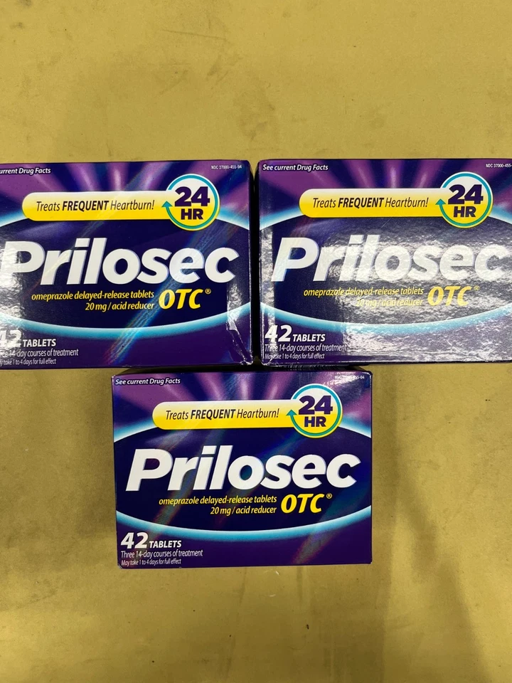 3 Nuevo Prilosec OTC 20mg Reductor de Ácido - 42 Comprimidos Cada Caja Exp. 02/2027+ Foto 1 de 1