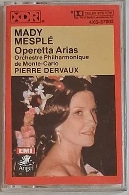 Mady Mesple Operetta Arias Pierre Dervaux 1982 Cassette Tape Pre-Owned Tested  - Image 1 of 4