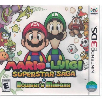 Mario & Luigi: Superstar Saga + Bowser's Minions - Nintendo 3DS Factory Sealed - Image 1 of 4