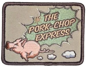 MSM PORK CHOP EXPRESS MILSPEC MONKEY TACTICAL ARID HOOK MORALE PATCH - Picture 1 of 2
