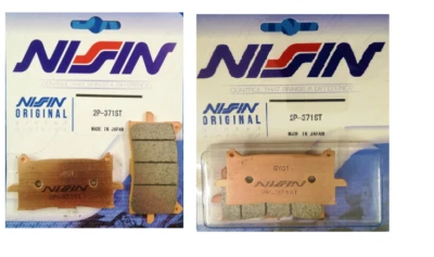 COPPIA PASTIGLIE FRENO NISSIN ORIGINALI SINTETIZZATE HONDA CRF 1000 AFRICA TWIN - Immagine 1 di 4