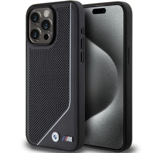 Étui pour Téléphone Portable Rigide IPHONE 15 Pro BMW Magsafe Noir Logo Métal - Photo 1 sur 8