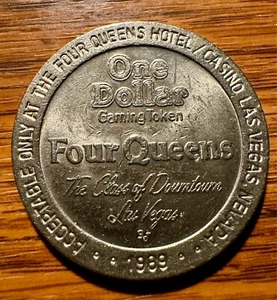 $1 FOUR QUEENS LAS VEGAS SLOT TOKEN - Picture 1 of 1