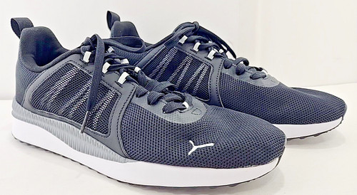 Scarpe da corsa Puma Pacer Net Cage da uomo nere con lacci
