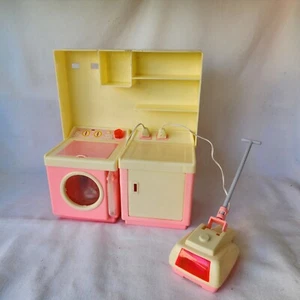 IMCO BATTERY OPERATED 1988 LAUNDRY & CLEANING CENTER FOR BARBIES Fixed Working - Picture 1 of 18