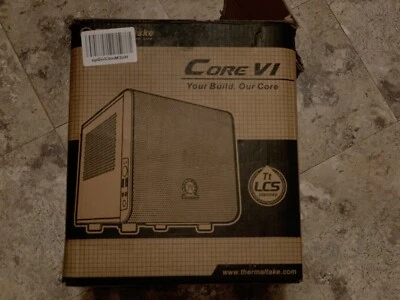 Chassi de computador Thermaltake Core V1 SPCC Mini ITX Cube - Preto - Imagem 1 de 4