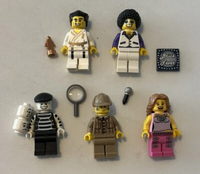 Lego Series 2 8684 Collectible Minifigures Lot Of 5 - Loose Minifigures - Image 1 of 4