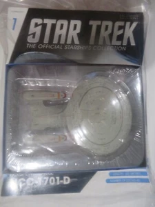 Eaglemoss Star Trek ~ #001 ~ USS ENTERPRISE NCC-1701 D ~ BRAND NEW BUT REPACKED - Picture 1 of 7