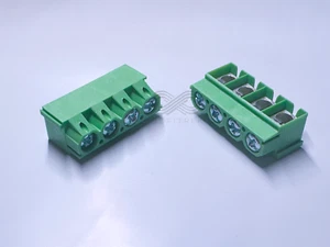 10X ED500V-04P DINKLE Connector 4 Pole 5mm Pitch PCB Screw Terminal Block 4-Pin - Picture 1 of 5