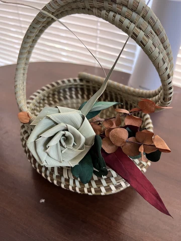 Sweetgrass S-handle Basket Cover