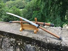 Two Handed Miao Dao Curved Greatsword Chinese War Great Long Sword Weapon Steel