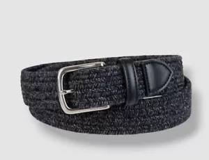 Tommy Hilfiger Men's Gray Th Flex Stretch Braided Belt Size L 38-40 - Picture 1 of 1