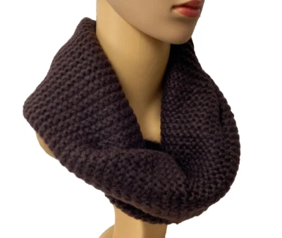 Blend Schal Loop Schlauchschal Winterschal Damen Strick Lila Braun UVP: 23,95€