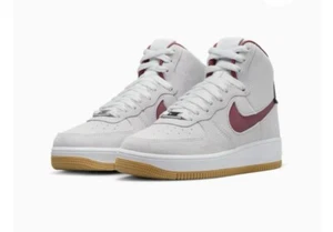 Nike Air Force 1 High Sculpt 'Grey Suede' DC3590-104 Women’s Size 5.5 - Picture 1 of 7