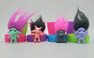 The Zelfs Blind Pots Mini Troll Puppen 4 Stück Perl Glitzer - Bild 1 von 3