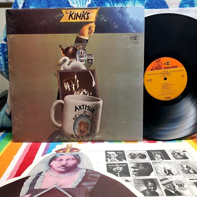 The Kinks Arthur Original 1969 Reprise RS-6366 Two 2 Tone Steamboat QUEEN Lyrics - Image 1 of 4
