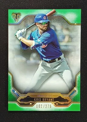 2020 Topps Triple Threads Emerald /275 #18 Kris Bryant - Chicago Cubs - Image 1 of 2