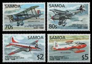Samoa 1998 - Mi-N.o 881-884 ** - Estampillada sin montar o nunca montada - avión / aviones - Imagen 1 de 1