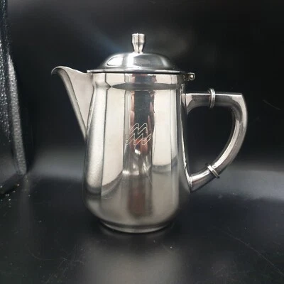 Belle petite verseuse Théière Métal argenté WMF EPNS Germany Art Déco - Photo 1/4