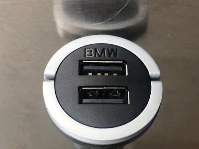 BMW DUAL USB iPhone iPad iPod Android Carga en Encendedor PRODUCTO BMW DE FÁBRICA OEM Foto 1 de 4