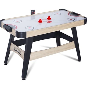 54" Air-Powered Hockey Table Sport Hockey Game Pushers Pucks LED Scoring Kid Toy - Picture 1 of 12