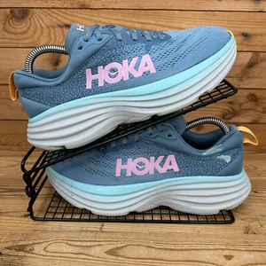 Scarpe da ginnastica Hoka One One da donna taglia UK 7 Bondi 8 Shadow Dusk scarpe da corsa su strada - Foto 1 di 15
