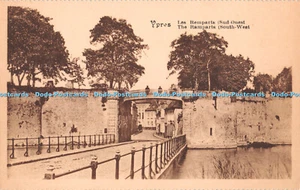 R353749 Ypern The Ramparts South West Fototypie Liegeoise - Bild 1 von 4