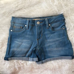 Joes's Jeans Girl's Jean Short Denim Size 8 Light Wash Adjustable New - Picture 1 of 6
