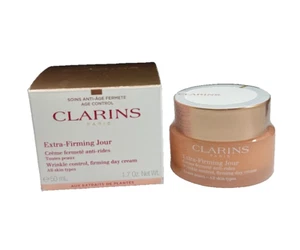 Clarins Extra Firming Jour Wrinkle Control Day Cream 1.7 oz NIB - Picture 1 of 7