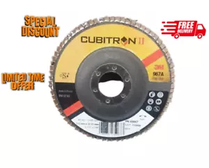 3M CUBITRON II KLAPPSCHEIBE 115mm x 22,23MM 13300 U/min 60+ 967A KONISCH PN65067 Stück - Bild 1 von 9
