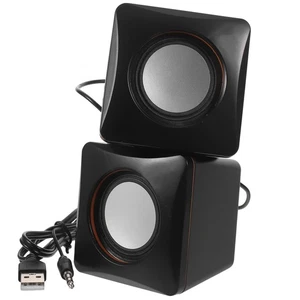 Mini-locuteur Petite Enceinte Filaire Haut-parleur Pour Ordinateur De Bureau - Afbeelding 1 van 12