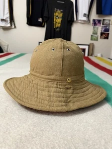 Vintage 80s 1986 USSR Soviet Union Russia Panama Bucket Hat Tashkent 62 Medium M - Picture 1 of 15