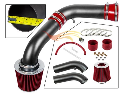 BCP RW красный 2002-2008 Dodge Ram 1500 пикап 3,7 л/4,7 л Ram воздухозаборник набор + фильтр - Изображение 1 из 3