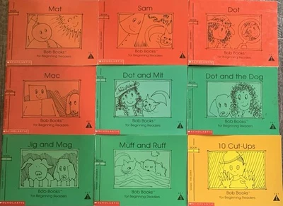 RARE! 1st Trade PB Scholastic Ed. Bob Books For Beginning Readers Set; VERY GOOD - Image 1 of 3