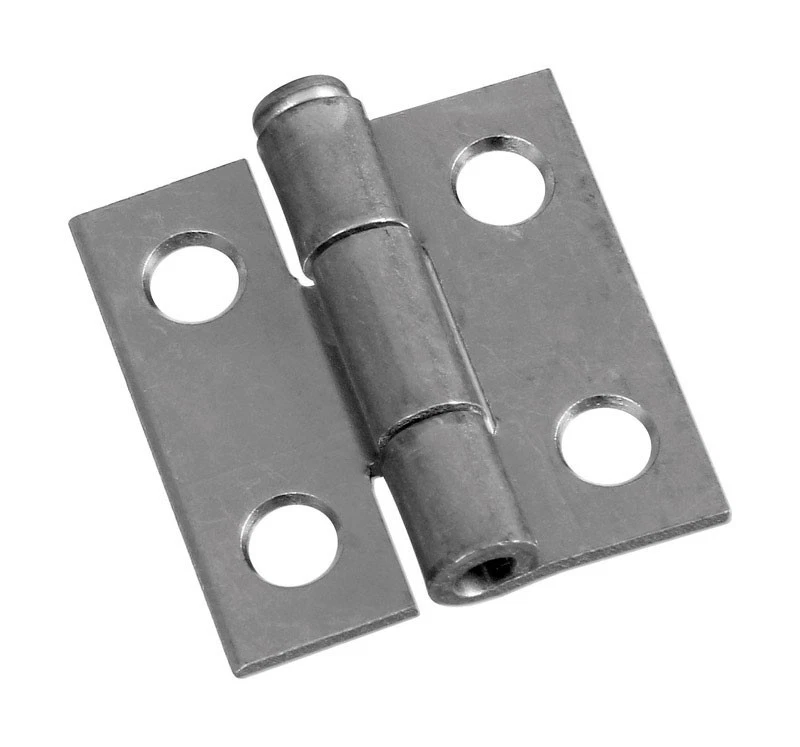 National Hardware N141-606 acero galvanizado mortaja completa bisagra estrecha 1 pulg. Foto 1 de 1