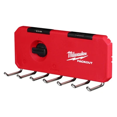 Milwaukee 48-22-8329 PACKOUT 7 Hook Wall Mounted Rack - Image 1 of 4