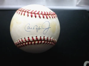 Cal Ripken Jr signed American League Baseball w/case and COA - Picture 1 of 5