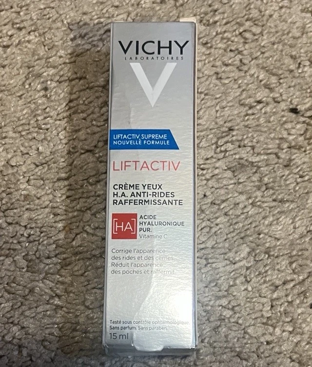 Vichy Liftactiv H.A. Crema Reafirmante Antiarrugas Ojos 15 ml EXP 07/27 NUEVO Foto 1 de 1