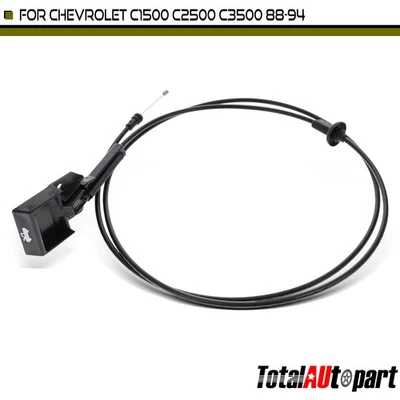 Cable de liberación de capó con mango para Chevrolet C1500 C3500 C2500 GMC C1500 88-94 Foto 1 de 4