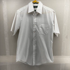Camisa de vestir vintage Sears para hombre tienda Perma Prest para hombre talla 15 1/2 años 70 usada en excelente estado - Imagen 1 de 4