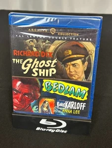 The Ghost Ship / Bedlam Blu-ray Warner Archive Val Lewton Boris Karloff Sealed - Picture 1 of 2
