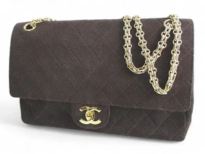 CHANEL Matelass W Flap Chain Shoulder Bag Coco Mark Shoulder Bag for Women - Picture 1 of 9