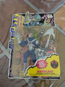 WildC.A.T.S Playmates Actionfigur Warblade mit Sammelkarte 1994 - Bild 1 von 4