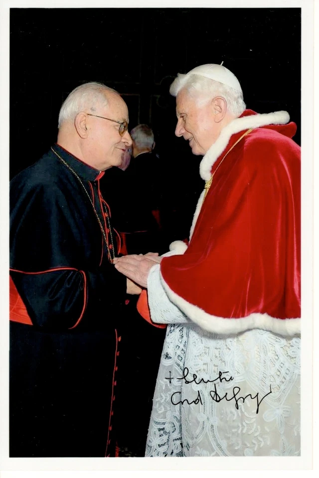 Original signiertes Foto Salvatore Cardinal De Giorgi - Kardinal Papst Benedikt - Bild 1 von 1