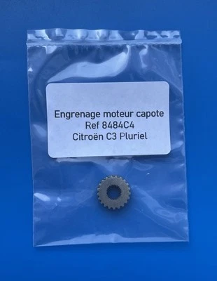 Engrenage Pignon Moteur Capote Citroën C3 Pluriel 8484C4 NEUF - Photo 1/4