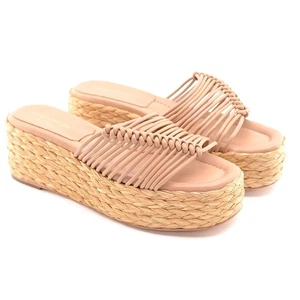 Ladies Paloma Barcelo Lola Espadrille Platform Sandals 39 / 8.5 Shoes New in Box - Picture 1 of 7