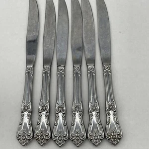 Tafelmesser Messer hohl Oneida WM A Rogers President rostfrei 9" 6 Stück - Bild 1 von 5