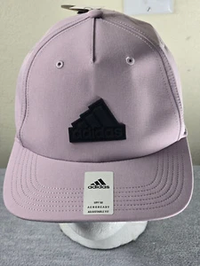 NUEVO CON ETIQUETAS Adidas Para Hombres Deporte SnapBack Gorra Ajustable Aeroready Fig Púrpura UPF 50 - Imagen 1 de 10