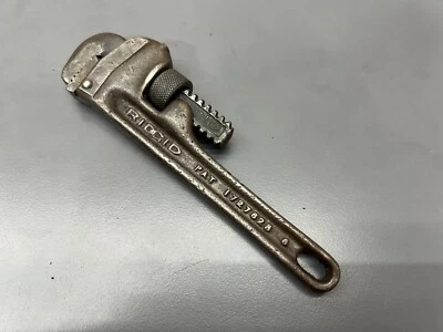 VINTAGE RIDGID RIDGE TOOL CO. 6" ADJUSTABLE PIPE WRENCH - ELYRIA, OH USA - VGC - Image 1 of 4