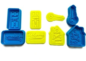 House Home Sweet Home Cookie Cutter Stamp Key Welcome Mat Door House warming - Picture 1 of 9